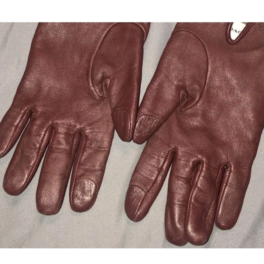 Coach Sheep Wool Lined Gloves - Picture 5 of 14